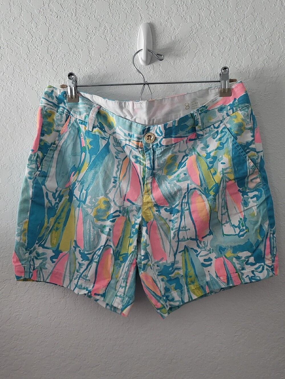 Lilly Pulitzer The Jayne Short 7" Inseam Beach And Bae Size 8